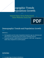 Demographic Trends and Population Growth