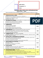 Presupuesto Construccion Casa 50m22 PDF