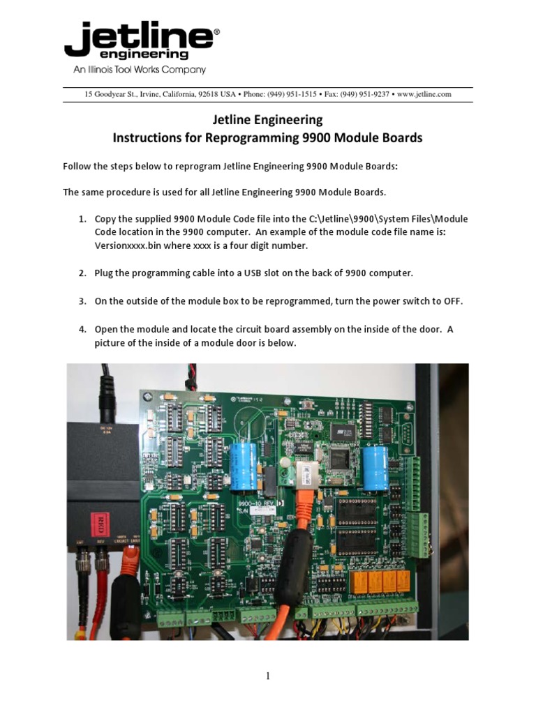 Instructions For Reprogramming 9900 Boards | PDF | Usb | Electronic ...
