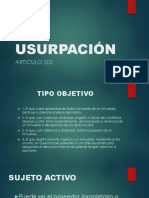 USURPACIÓN