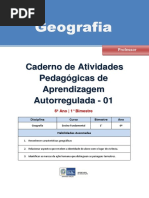 Geografia Regular Professor Autoregulada 6a 1b