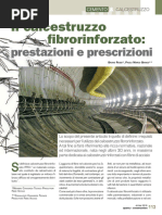 Il calcestruzzo fibrorinforzato - Prestazioni e prescrizioni