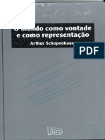 Arthur Schopenhauer - O Mundo Como Vontade E Como Representaçao PDF