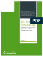 Georgia Department of Community Affairs 2017 Report on Homelessness