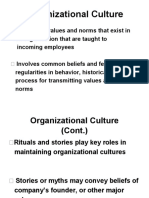 Organizational Culture: The Shared Values and Norms That Exist in