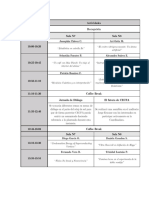 Cronograma de Actividades