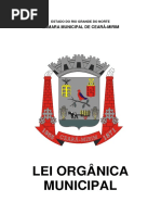 Lei Organica Da Cm - Atualizada 2016