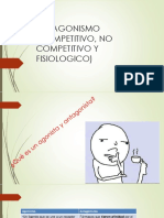 Antagonismo (Competitivo, No Competitivo y Fisiologico