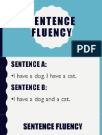 Sentence Fluency