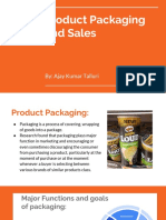Product Packaging and Sales - Ajay Kumar T