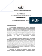 O Estado Do Estado Em Angola - Cesaltina Abreu