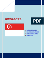 Singapore: National Profile Disaster Risk Profile Institutional Setup Initiatives