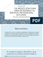 Curso de Inducción para El Examen de Ingreso