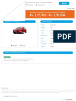 Rs. 2,25,582 - Rs. 2,39,536: Automobile From Dealer in Excellent Condition Is Valued at
