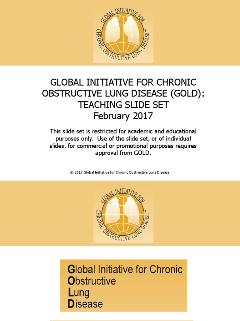 Global Initiative For Chronic Obstructive Lung Disease (Gold ...