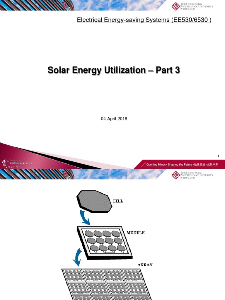 Solar Energy Utilization: PV Systems & ESS | PDF | Energy Storage ...