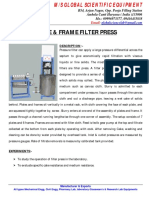 Plate & Frame Filter Press