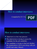 How To Conduct Interviews