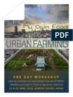 Urban Farming Workshop Brochure