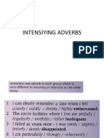 Intensifying Adverbs