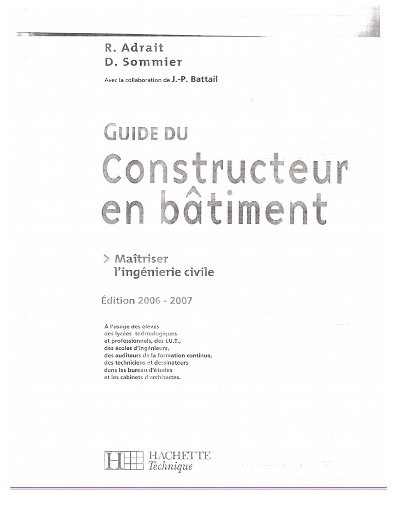Guide Du Constructeur en Batiment | PDF