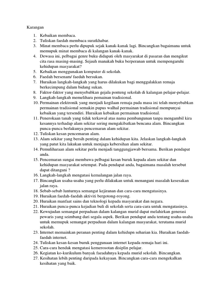 Karangan Bm Pdf