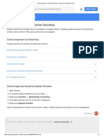 Cómo Importar y Exportar Favoritos - Ayuda de Google Chrome