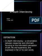 Rd300 in-Depth Interviewing