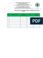 Bukti Proses Evaluasi, HAsil, RTL