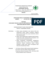 9.1.1.1 SK Kewajibaan Tenaga Klinis Dalam Peningkatan Mutu Klinis Dan Keselamatan Pasien EDIT