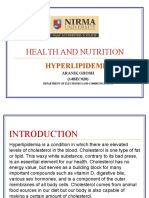 Health and Nutrition: Hyperlipidemia