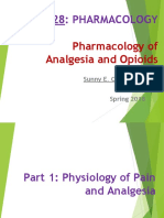 Pharmacology of Analgesia and Opioids