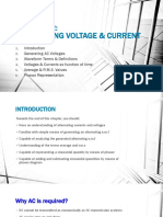 Alternating Voltage and Current