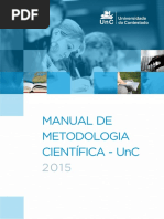 Manual de Metodologia Científica da Universidade do Contestado (2015)