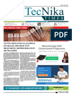 Biotecnika - Newspaper 13 March 2018