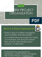 Matrix Project Organization