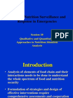 Food and Nutrition Surveillance and Response in Emergencies