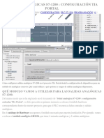 Salidas Analógicas S7