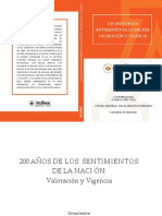 200 Anos Los Sentimientos de la Nacion