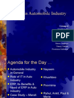 ERP in Automobile Industry: Group 4