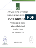 Certificado EPP