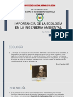 Importancia de La Ecología en La Ingenieria Ambiental