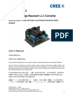 CRD-20DD09P-2 20kW Full Bridge Resonant LLC Converter: User's Manual