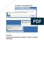 Error de Servicio - Anyconnect Cisco