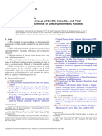 Evaluating Performance of On-Site Extraction and Field-Portable Electrochemical or Spectrophotometric Analysis For Lead