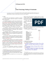 Ventilatory Behavioral Toxicology Testing of Freshwater Fish