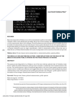 Los Medios de Comunicación Como Actores Des-legitimadores