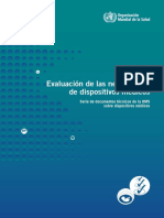 Evaluación de Las Necesidades de Los Dispositivos Medicos OMS