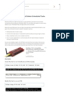 Windows 2008 - Usando SCHTASKS How To Create Modify and Delete From The Command Line