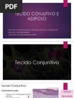 Tecido Conjuntivo e Adiposo